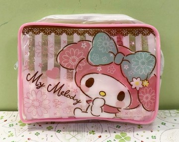 【震撼精品百貨】My Melody_美樂蒂~Sanrio 美樂蒂旅行組附透明收納包#23085