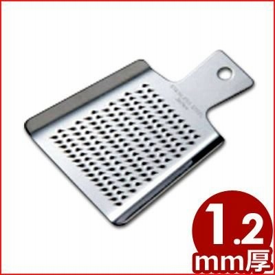 薄口おろし金 ミニ ｔ1.2mm ステンレス製 薬味のすりおろしに適した小型オロシ金