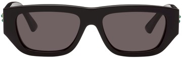 Bottega Veneta 黑色 Bolt 太阳镜