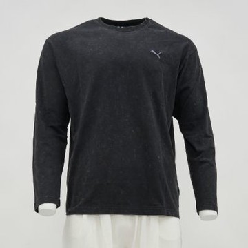 Puma 流行系列 Future Archive Dye 男款 黑色 薄長 T恤 歐規 休閒 長袖 62968801