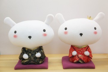 Bucute婚禮兔和服版~日式版/婚禮小物/獨家發售/手工製作/