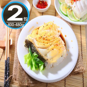 【華得水產】南極深海特大圓鱈片2包組(400-500g/包)
