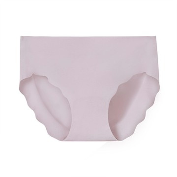 日系防夾臀冰絲無痕內褲 美臀舒適蠶絲褲襠 淺紫
