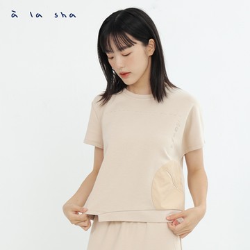 a la sha  創意口袋短袖棉T