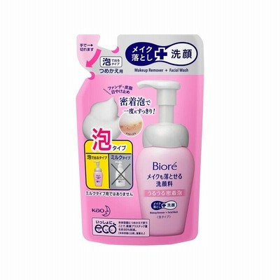 花王　ビオレ　メイクも落とせる洗顔料　泡タイプ　詰替　140ML