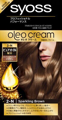 【 ヘアカラー・白髪用 】syoss oleo cream 髮色2N 閃亮棕【36組】 日本必買 | 日本樂天熱銷