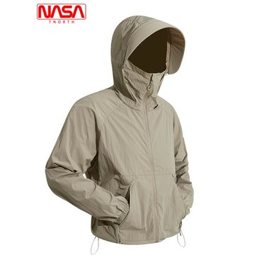 NASA聯名防曬衣男士夏季新款戶外防紫外線防曬服女冰絲速干薄外套