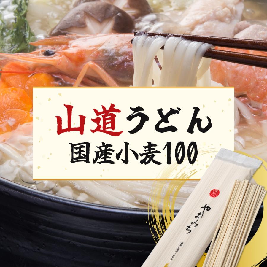 島原 手延べ うどん 山道 国産小麦100 160g