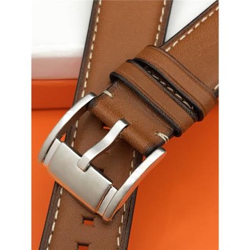 FOSSIL表帶22MM棕色真皮適合FS5151FS5279FS5210FS5268手表配件