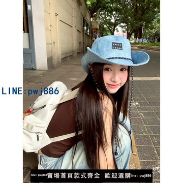 【店家補貼】馨幫幫防曬露營漁夫帽戶外騎行系帶登山帽大帽簷水洗西部牛仔帽女