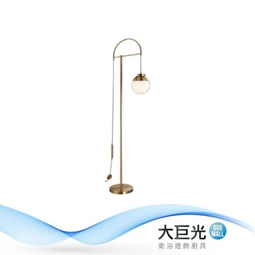 【大巨光】古典風-E27 單燈立燈-大(MF-4111)