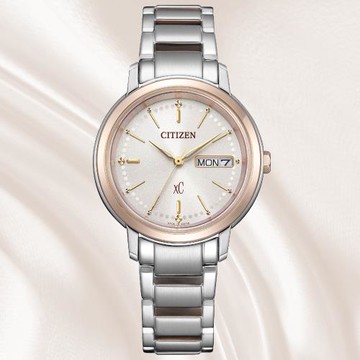 CITIZEN星辰 xC系列 時尚優雅 光動能腕錶 EW2429-56X