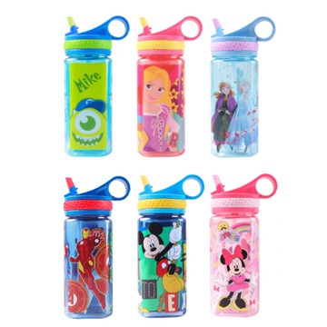 SuperBO 迪士尼Disney 方形水壺(480ml)-怪獸大學/迪士尼公主/冰雪奇緣/米奇/米妮/復仇者聯盟