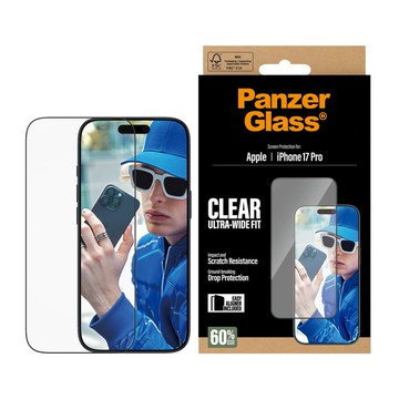 Panzerglass – iPhone 17 Pro 系列 【高清】螢幕保護貼 Clear