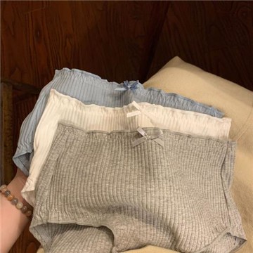 少女內褲純棉全棉抗菌襠女士中高腰2024新款大碼女生棉三角褲短褲