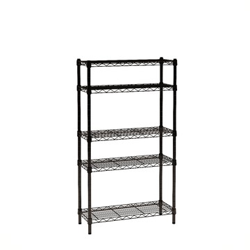 【客尊屋】粗管/小資型 30X76X135Hcm 黑武士五層架