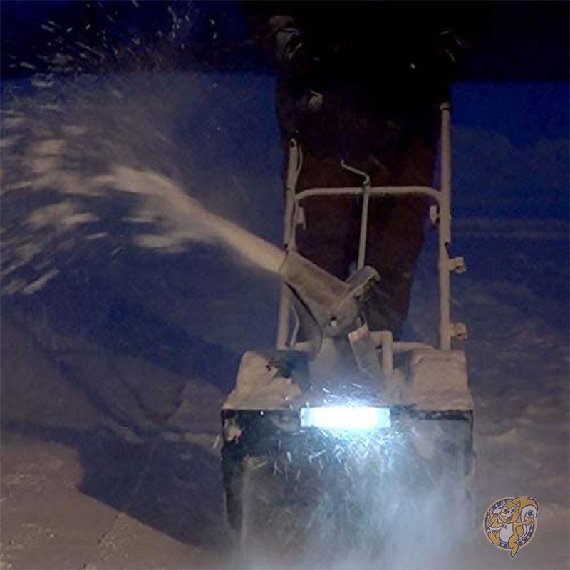 Snow Joe スノージョー 電動 除雪機 雪かき コードレス スノーショベル ブルー 24V-X2-SB18 パワフル 雪かき機 家庭用 業務用 LEDライト 大雪 雪よけ