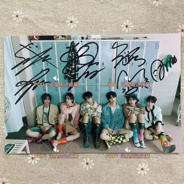 🍀臺灣出貨🍀門童boynextdoor親筆簽名照6寸非印刷boynextdoor同款簽名周邊