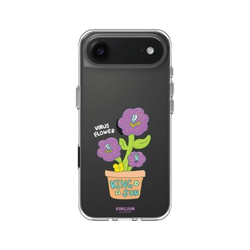 iPhone Air Clear Case（相機按鈕） 透明 - KINGJUN - Hello VIRUS FLOWER！