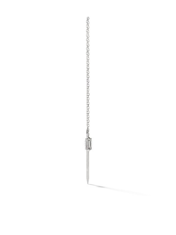 ALINKA - 18kt white gold NEVA diamond thread earring - women - Diamond/18kt White Gold - One Size - Silver