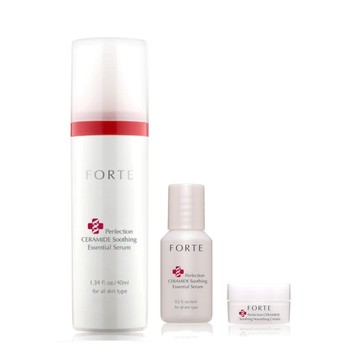 【FORTE】 Ceramide全效舒緩精華液 40ml+Ceramide全效舒緩精華液6ml+Ceramide全效舒緩滋養霜10ml