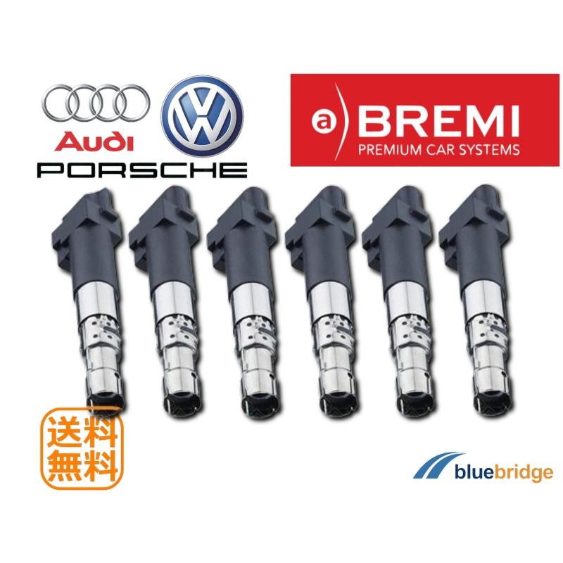 6本セット BREMI 新品 VW ゴルフ4 ゴルフ5 R32 イオス 3.2L イグニッションコイル 022905100B 022905100E  022905100H 022905100L | LINEブランドカタログ