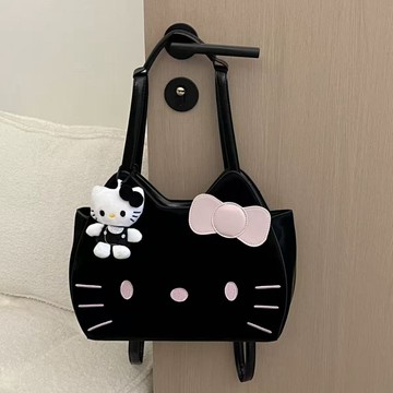 kitty托特包 新款kitty可愛大容量雙肩包托特時尚單肩背包 kitty單肩包 kitty雙肩包 kitty手提包