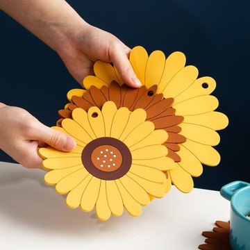 硅膠餐墊隔熱墊桌墊耐高溫防燙碗墊子家用杯子墊防滑卡通墊鍋墊子