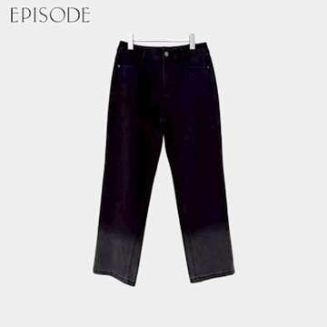 EPISODE - 百搭休閒漸層刷色棉質牛仔長褲E44210
