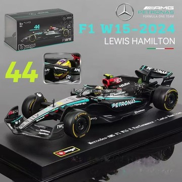 免運   比美高1:43精装版奔驰AMG2024W15-44方程式赛车合金汽车模型玩具