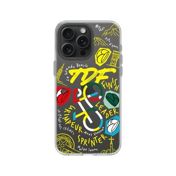 iPhone 15 Pro Max Clear 透明 - Le Tour de France - Cycling Composition