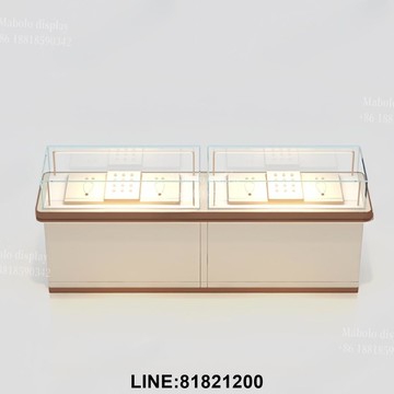 珠寶櫃 展示櫃 首飾櫃 免運 熱銷 速發 附發票 高端訂製不銹鋼珠寶展示櫃玻璃奢侈品博物館黃金玉器組合櫃