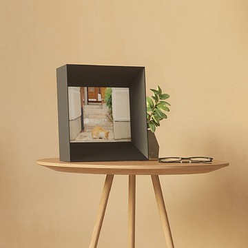 【Umbra】Lookout木紋相框(墨黑4x6吋) | 畫框