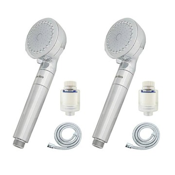 衛浴｜水材｜電料 【氣泡淨】超微米氣泡花灑美肌淨水超值組