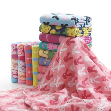 繁沐廠家直供三層紗布浴巾70*140cm棉嬰幼兒兒童卡通吸水浴巾