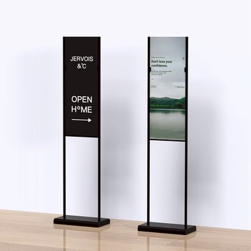 【AnDa 安達】雙面廣告架 展示架 戶外極簡落地立式提示牌指示牌招牌