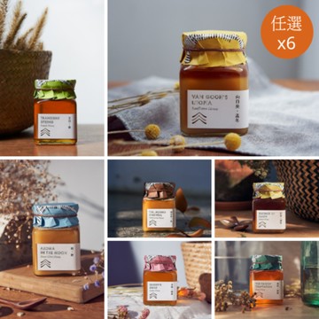 【KORAC】 初春荔枝蜜/暖春文旦蜜/初夏森林蜜/深秋桂花蜜/孟冬向日葵蜜/深冬百草蜜/凜冬厚皮香蜜 7種口味任選x6（260gx3)