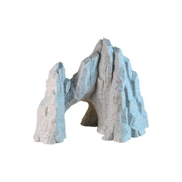 造景裝飾 【匠造家】魚缸造景 3D列印仿真岩石拱門躲避屋 魚缸造景假山石洞 觀賞魚蝦躲藏洞穴 13*8.4*10cm