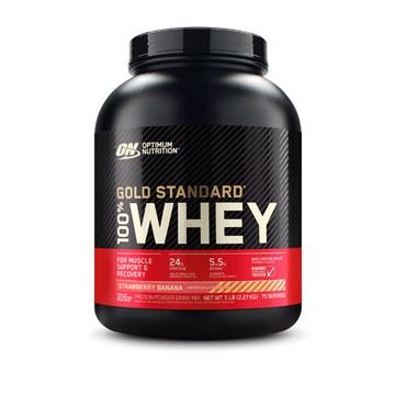 Optimum Nutrition Gold Standard 100% Whey Strawberry Banana 5 lbs