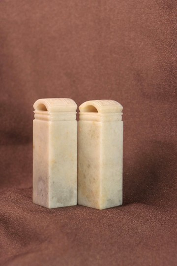 【日好手工刻印・情人結婚對章】老撾石 A250631