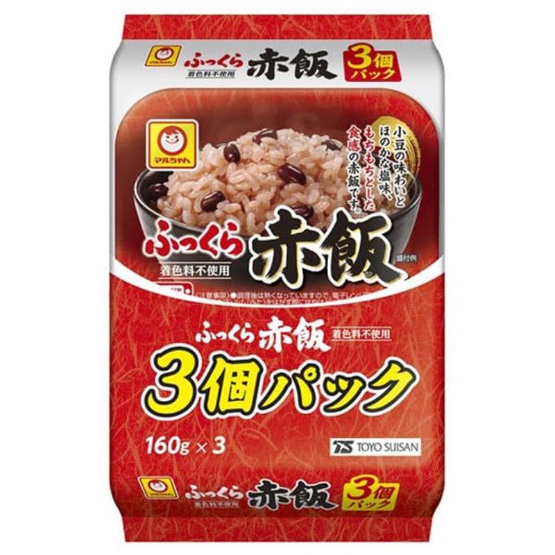 東洋水産 ふっくら赤飯 3個パック (160g×3個)×8個入×(2ケース)