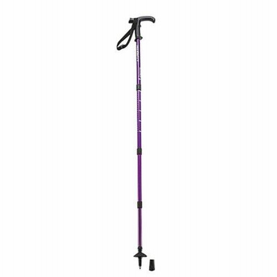CAPTAIN STAG(キャプテンスタッグ) 整備用品 その他アウトドア FEEL BOSCO トレッキングステッキ Tグリップ 4段スライド式 パープル パープル