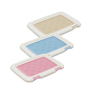 日本IRIS FMT平面狗便盆 M號-青/桃/茶