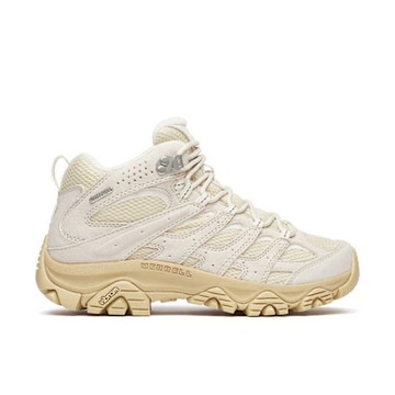 Merrell Moab 3 Mid Wp [ML038618] 女 戶外 登山 越野鞋 抓地力 透氣 麂皮 防水 卡其