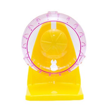 亞馬遜倉鼠滾輪 大  黃色 + 透粉色  1組