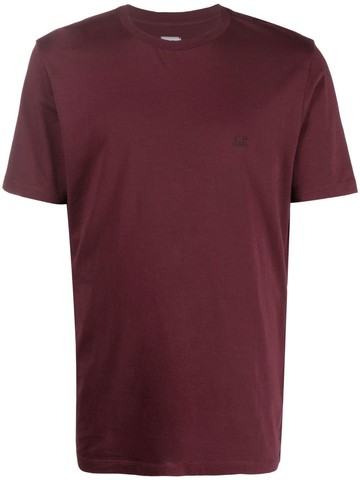 C.P. Company - logo-print T-shirt - men - Cotton - XXL - Red