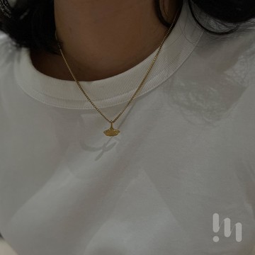 金韻銀杏 │ 黃銅 鍍金 項鍊 LIM:M PROJECT