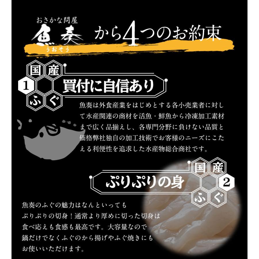 とらふぐ ふぐ鍋 ふぐ刺し セット 海宝 3〜4人前 てっちり てっさ 河豚 フグ 業務用 お取り寄せ お歳暮