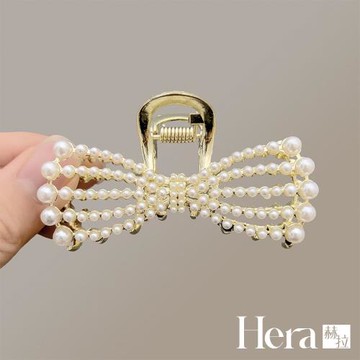 【HERA赫拉】韓國珍珠中型抓夾鯊魚夾髮夾  H114111806