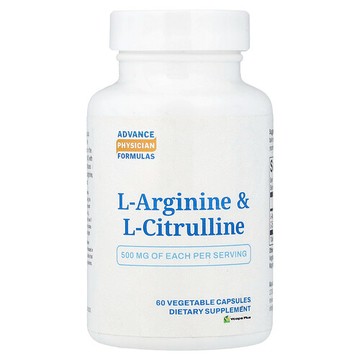 Advance Physician Formulas, L-精氨酸和 L-瓜氨酸，60 粒素食膠囊
